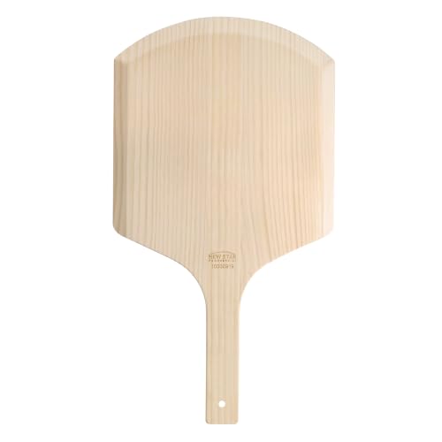50226 Wooden Pizza Peel (12" x 14" Blade | 22" Overall)
