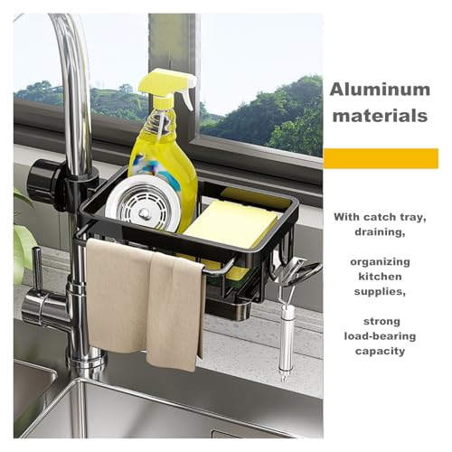 Sink Organizer Rack (Black / Right)