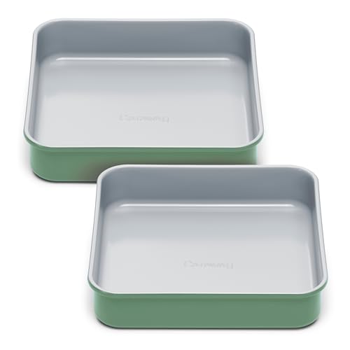 9" Non Stick Ceramic (Sage / 2x Square Pan (9" x 9"))