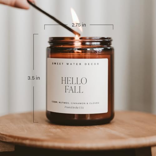 Hello Fall Candle (Tan Label)