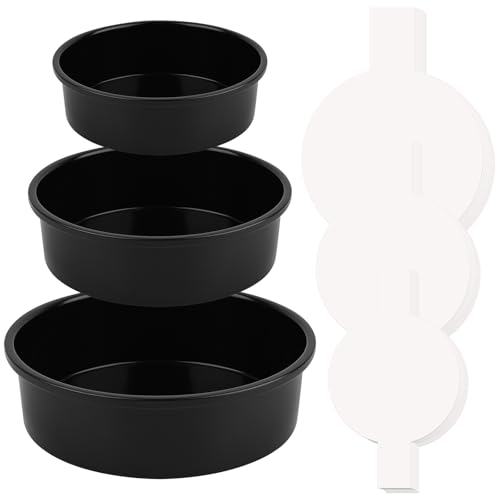 3 Pack Round Cake Pans (6+8+10 without Handles)