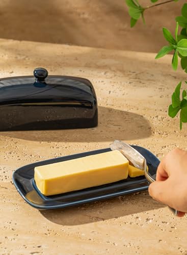 Butter Dish with Lid (Navy)