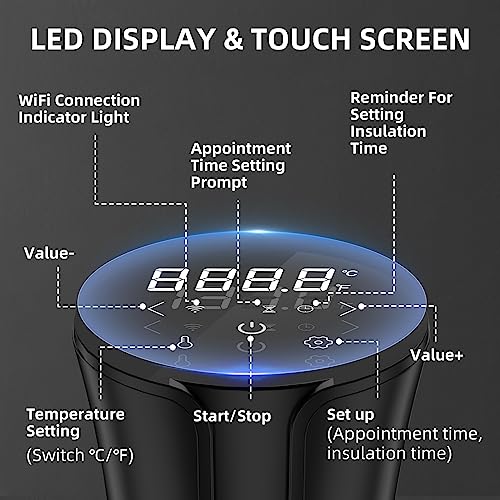 5G WIFI Sous Vide Machine (Sous Vide WIFI / Black)