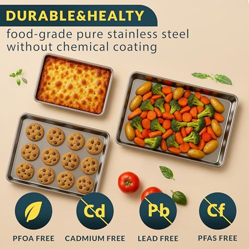 Stainless Steel Cookie Sheet Set of 3 (Set of 3)