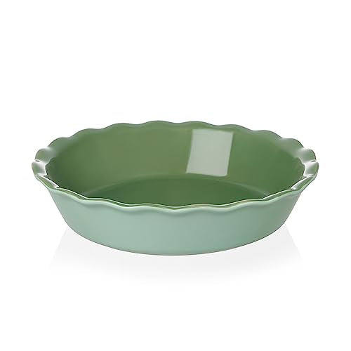 Sweejar Ceramic Pie Pan (Green)