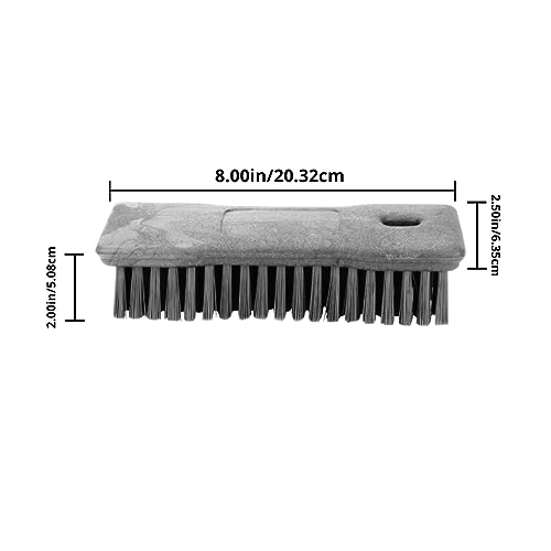 Comfort Grip Scrub Brush Hand Brush for Bathroom (Purple)