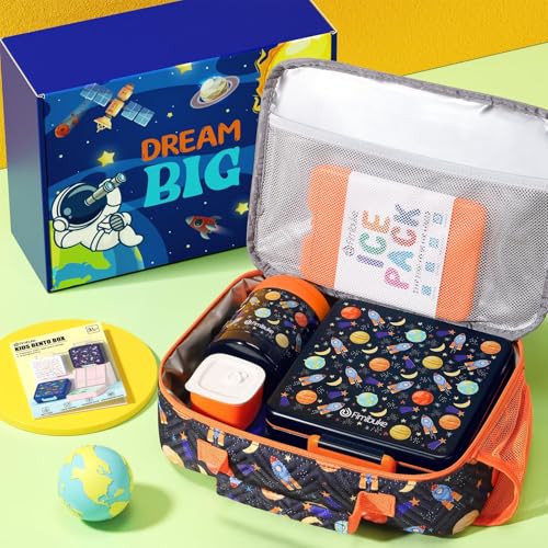 Kids Bento Snack Lunch Box with 4 Compartment (A6.Space)