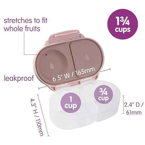 Snack Box Snack Containers for Kids (1-pack / Blush Crush)