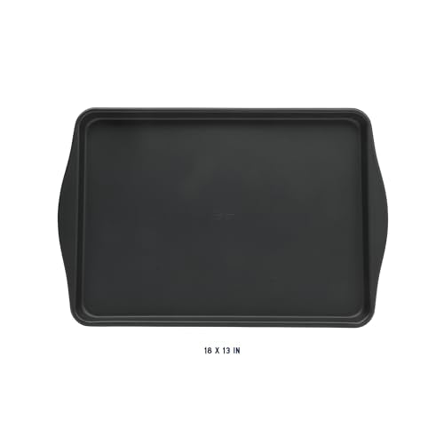 Teston Nonstick Cookie Sheet (18" x 13" Baking Sheet / Matte Black)