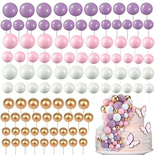 108 Pcs Ball Cake Toppers (20 / A)
