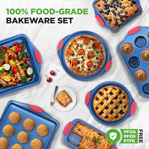 10 Piece Nonstick Bakeware Set (10-Piece Set)
