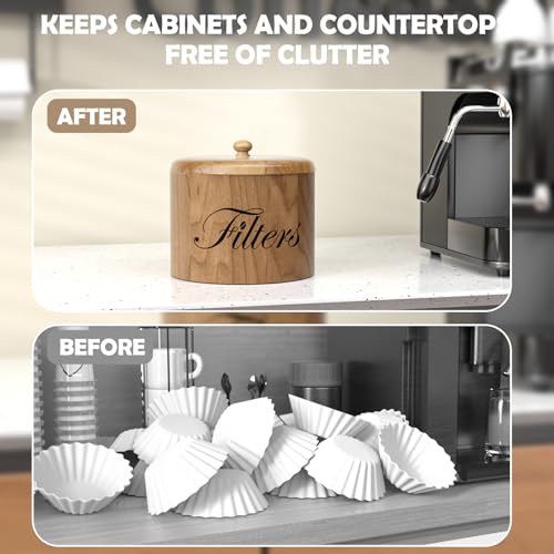 Coffee Filter Holder (Wood Natural)