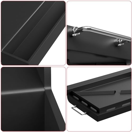 25" x 16" Universal Flat Top Griddle Plate for BBQ Gas Stove Charcoal (25" x 16" x 3")