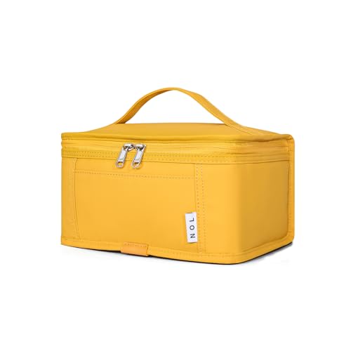 NOL Small Lunch Bag Mini Lunch Box Insulated Lunch Bag for Men (Earth-yellow / Medium(5 Liters))