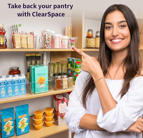 Pantry Organizers and Storage and Cabinet Organizer (10.5"L x 6"W x 3.5"H)