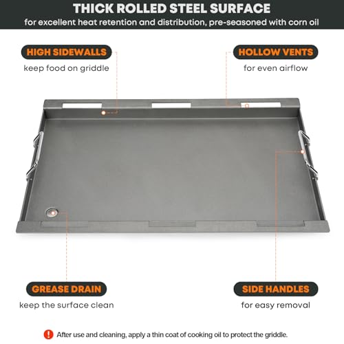 Griddle Insert with Manifold Kit for Masterbuilt Gravity 1050 (Gravity Series 1050)
