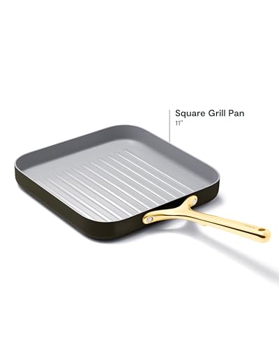 11" Non Stick Square Grill Pan (Black)
