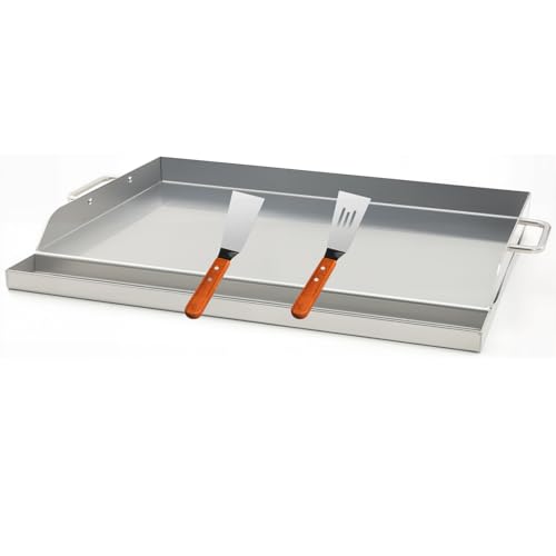 Universal Stainless Steel Griddle Flat Top Plate Grill (23" x 2.2" x 16")