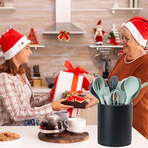 Large Kitchen Utensil Holder For Countertop (Large / black)