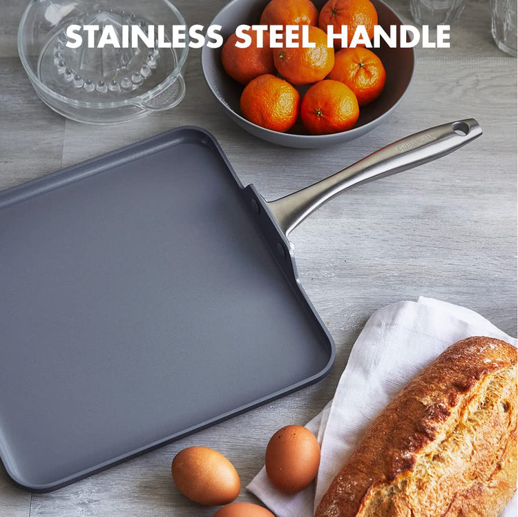 Lima Hard Anodized 11” Square Griddle Pan (11" Griddle Pan)