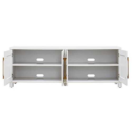 68" TV Stand for TVs up to 75" (White)