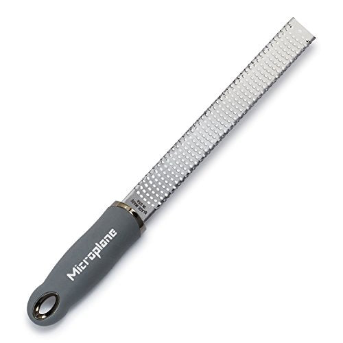 Premium Classic Series Parmesan Grater and Lemon Zester (Gray)