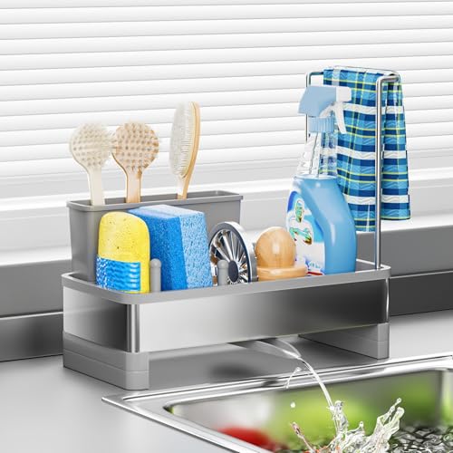 Stainless Steel Sink Caddy (C-gray)