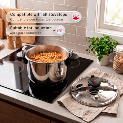 Star 6.3 Quart Stainless Steel Pressure Cooker (6.3 Quarts)