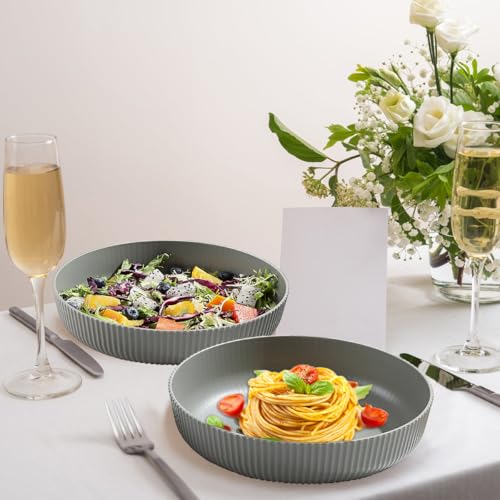 Pasta Bowls Set of 4 (Gray)