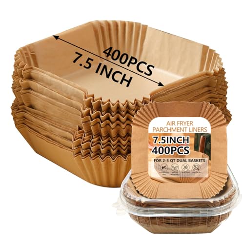 7.5 Inch Air Fryer Paper Liners (7.5 Inch Square)