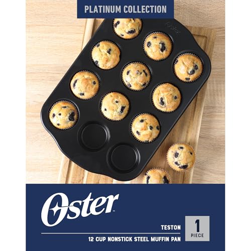 Teston 12 Cup Muffin Pan (12-Cup Muffin Pan / Matte Black)