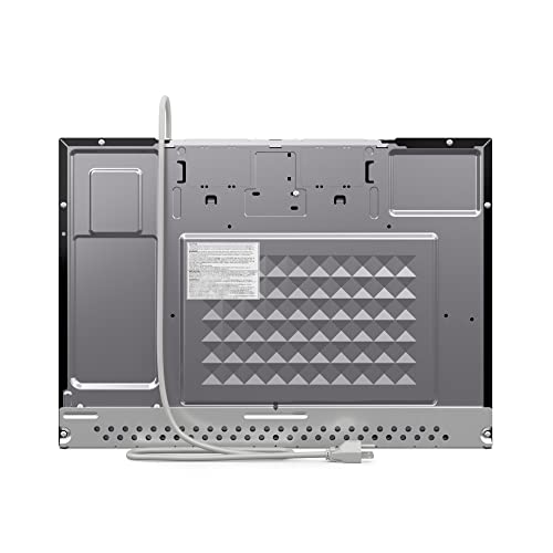 1.3 cu. ft. 24 inch Over The Range Stainless Steel Microwave (Black / 24 in/1.3 Cu. Ft.)