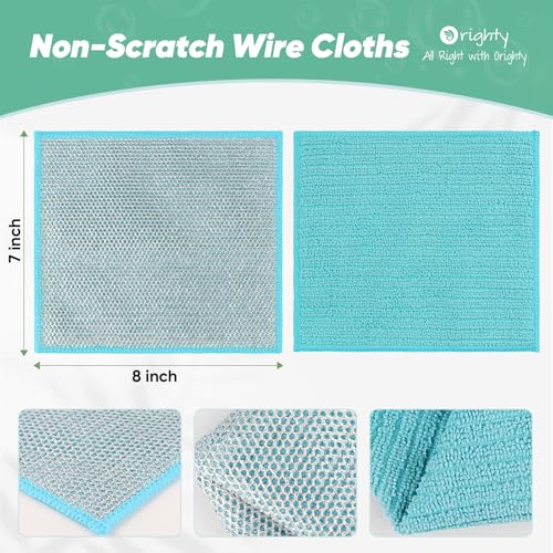 Dish Cloths 24 Pack Double (Multicolor)