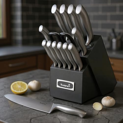 Upgraded Premium Chef Knife Set (ET Black / 15)