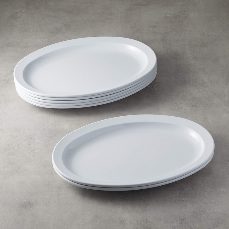Melamine Oval Serving Platter for Restaurants and Home (Oval Platter / 13 in x 9.75 in (Pack of 1))