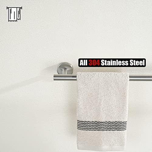 Bath Towel Bar (Brushed / 27 Inch (2 Pack))