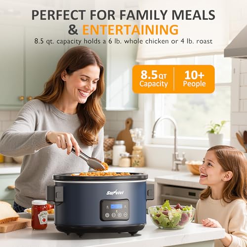 8.5 Quart Programmable Slow Cooker (8.5 Quarts / Blue)