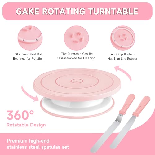 Cake Decorating Kit (Light Pink)