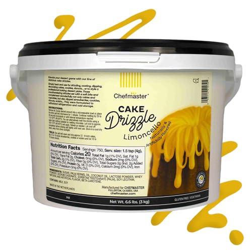 Limoncello Flavored Cake Drizzle by Chefmaster (6.6 lbs)