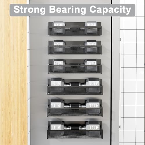 Magnetic Spice Rack for Refrigerator (6 Pack)