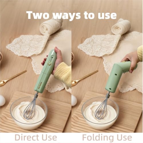 Cordless Hand Mixer (Green)