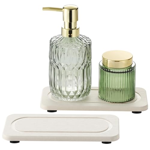 2Pack Diatomite Stone Sink Tray (2 Pack - Beige - 8"x 3.8")