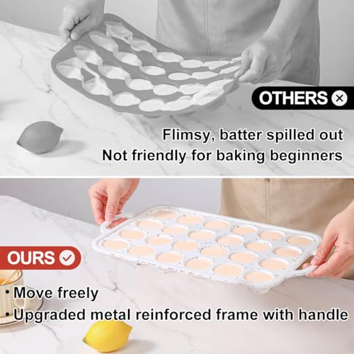 Mini Muffin Pan (White Confetti / 24-Cup Mini)