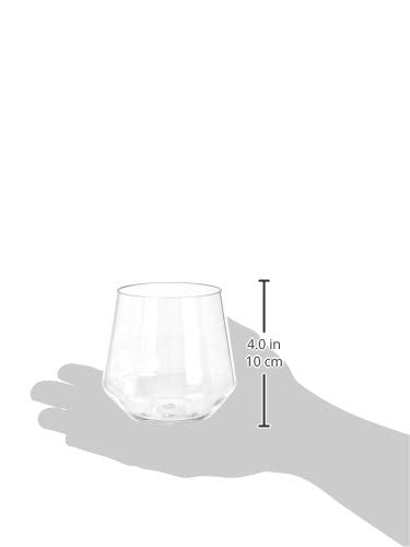 Tritan Glasses (14 Oz Stemless Wine Glasses / 4 Count (Pack of 1))