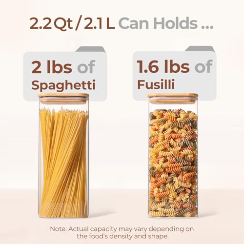 Pasta Containers Storage 2.2 Qt (2.2 qt x 3)