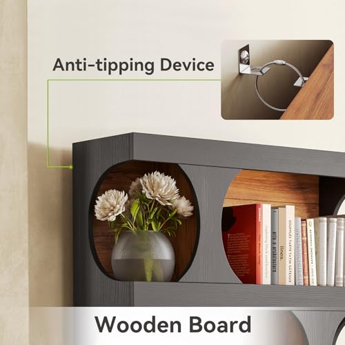 4 Tier Large Bookshelf (1 Pc / Black)