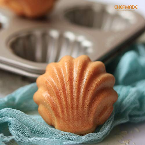 Madeleine Mold Cake Pan (05 - Spherical Shell 6 Cups)