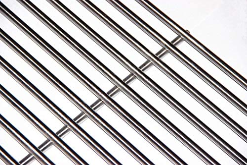 SF7241(4-Pack) 17 5/8" Stainless Steel Cooking Grid Grates Replacement for Kenmore 148.16656010, 148.23682310, 640-05057386-4, 90118. Master Forge SH3118B BG179A, BG179C Gas Grill (17 5/8" X 35")