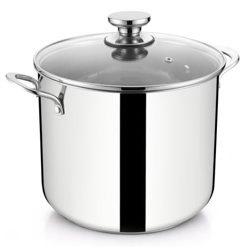 12 Qt Stock Pot with Lid