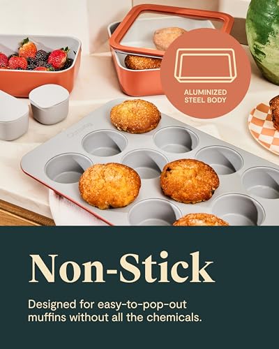 Non Stick Ceramic (Sage / 2x Muffin Pan (12 Cup))